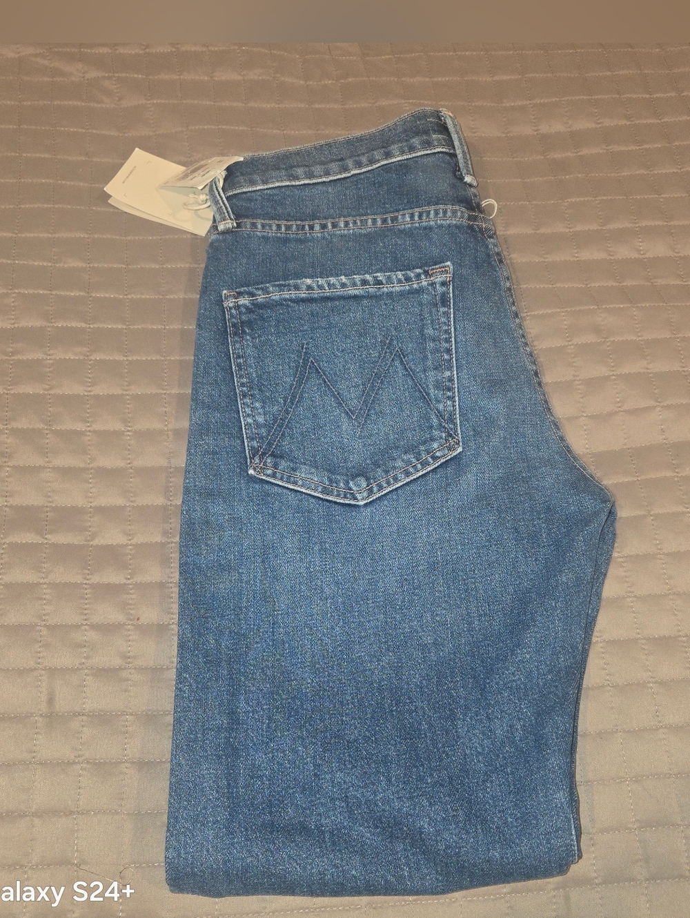 MOTHERMID RISE RIDER ANKLE FRAY - Picture 6 of 8